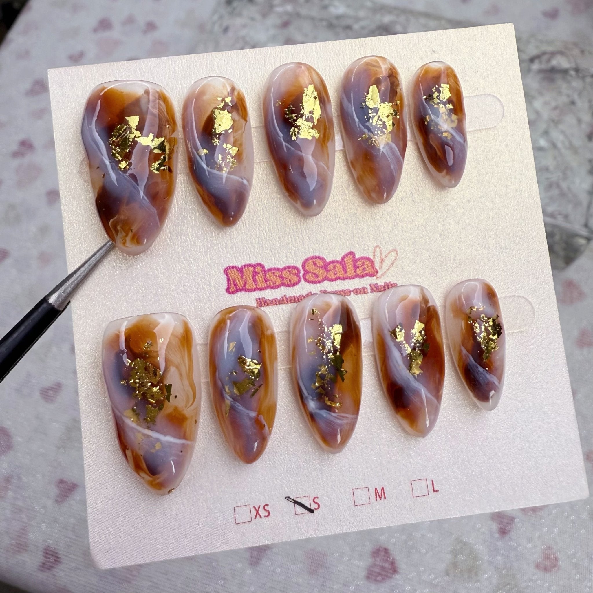 Almond - Miss Sala Nails