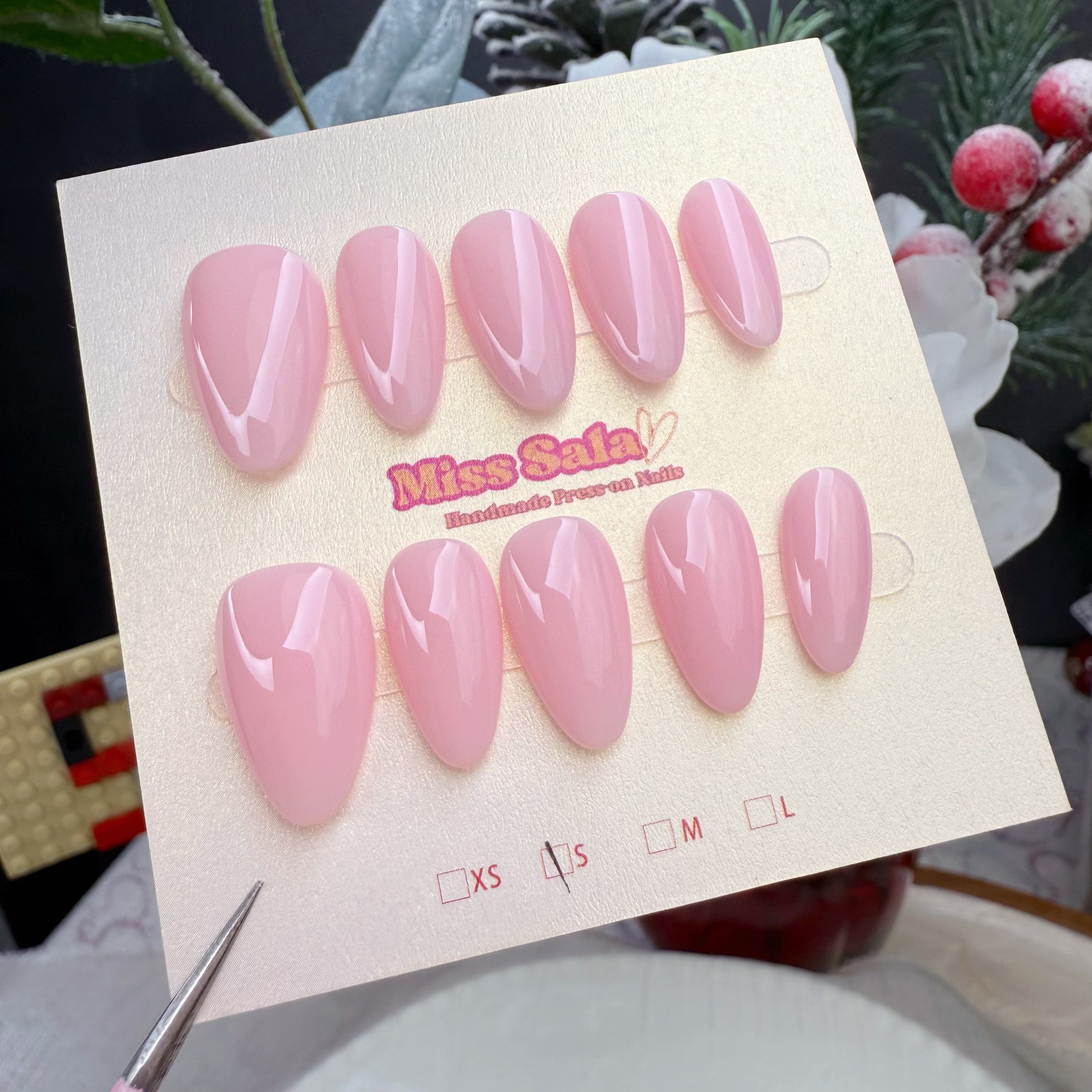 Blushing First Sight (Short Almond)