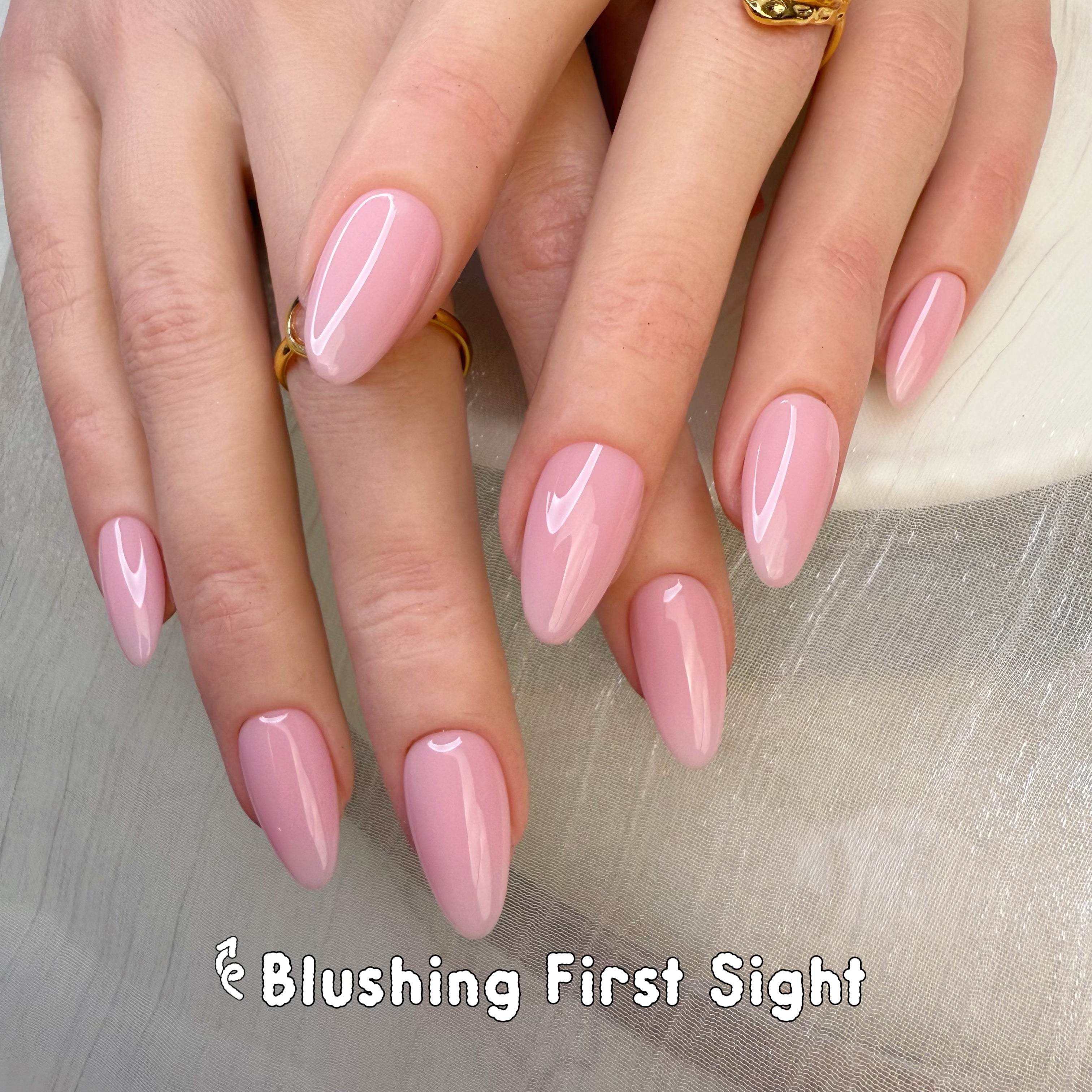 Blushing First Sight (Short Almond)