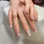 Glazed Bow & Pearls