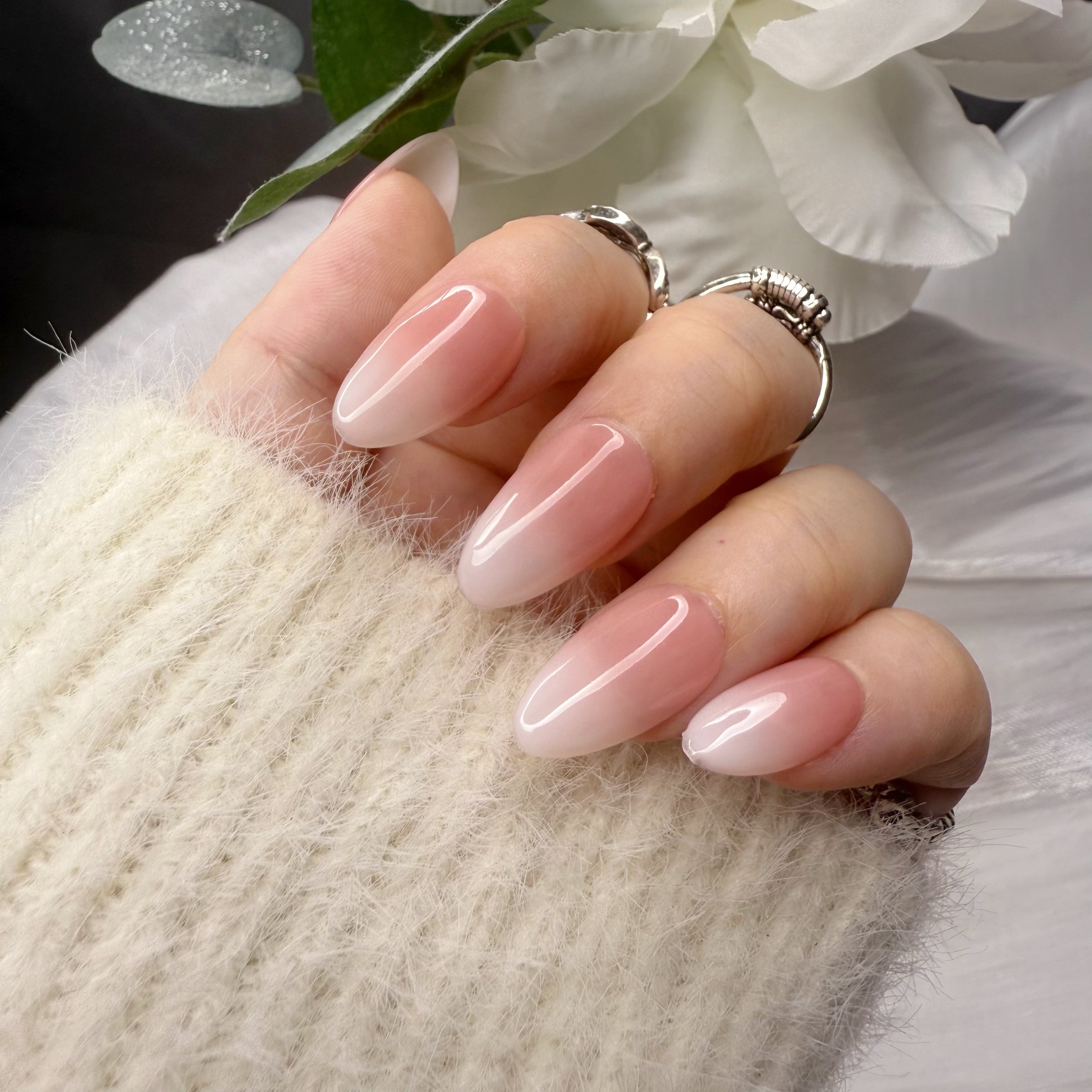 Pink Ombré (Short Almond)