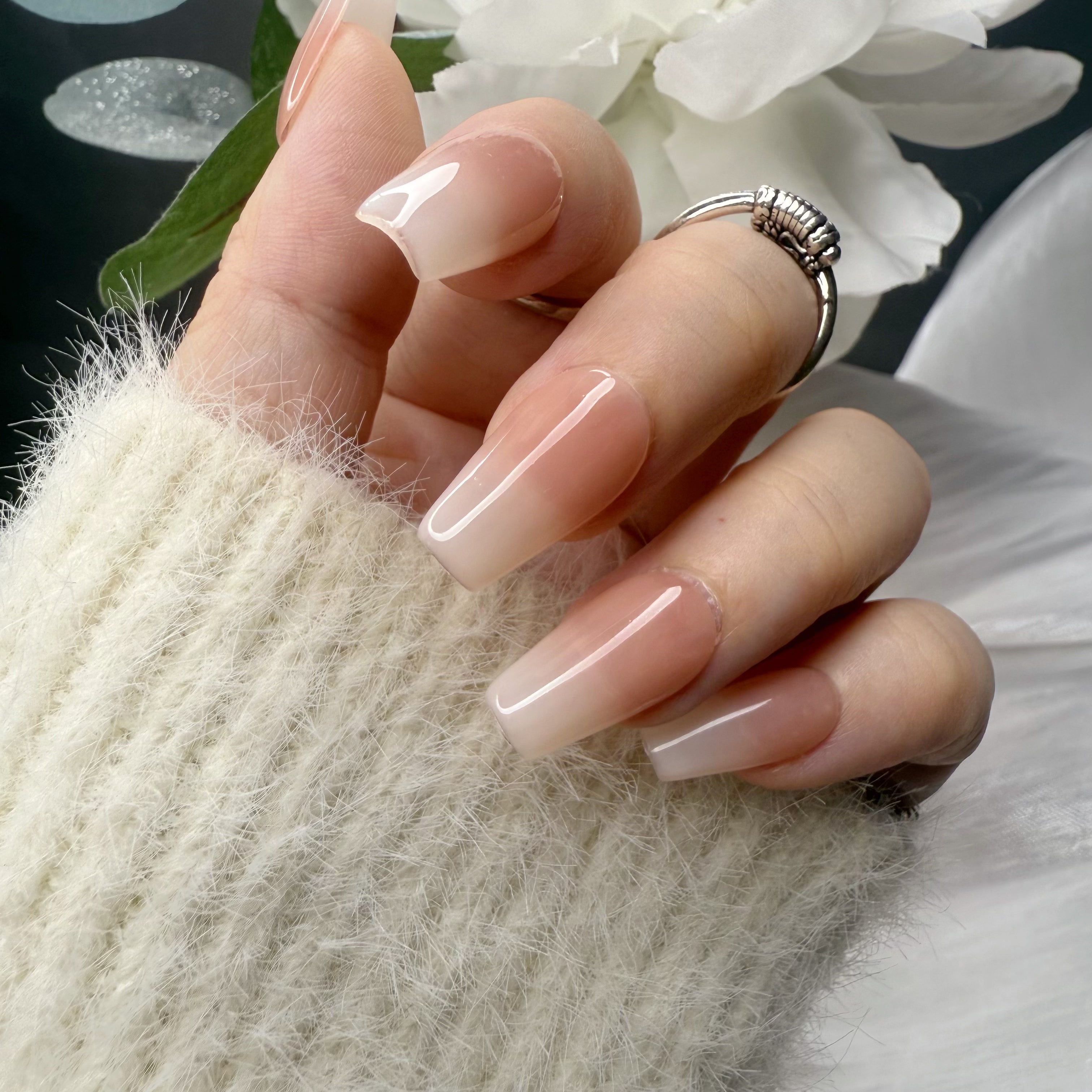 Nude Ombré (Medium Square)