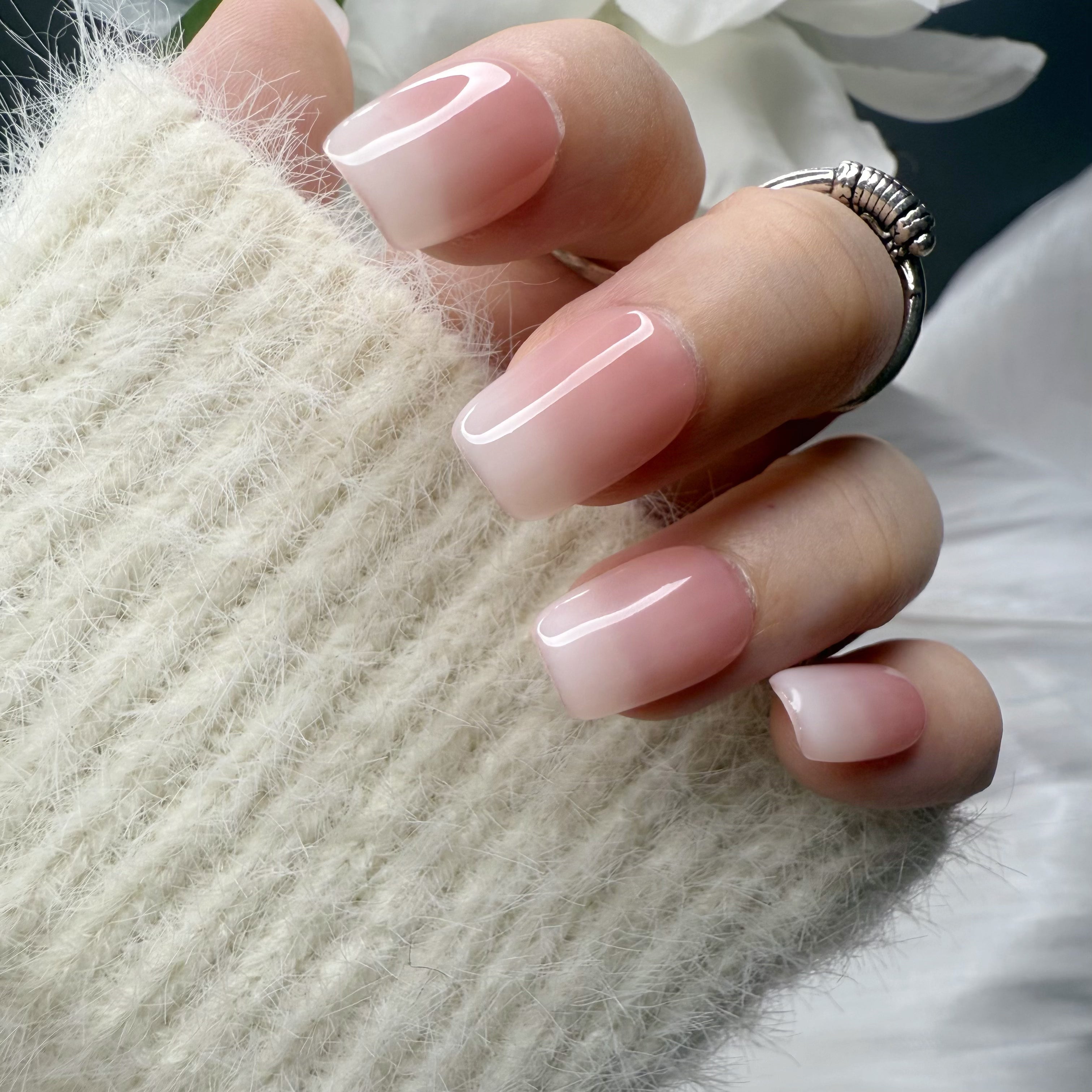 Pink Ombré (Short Square)