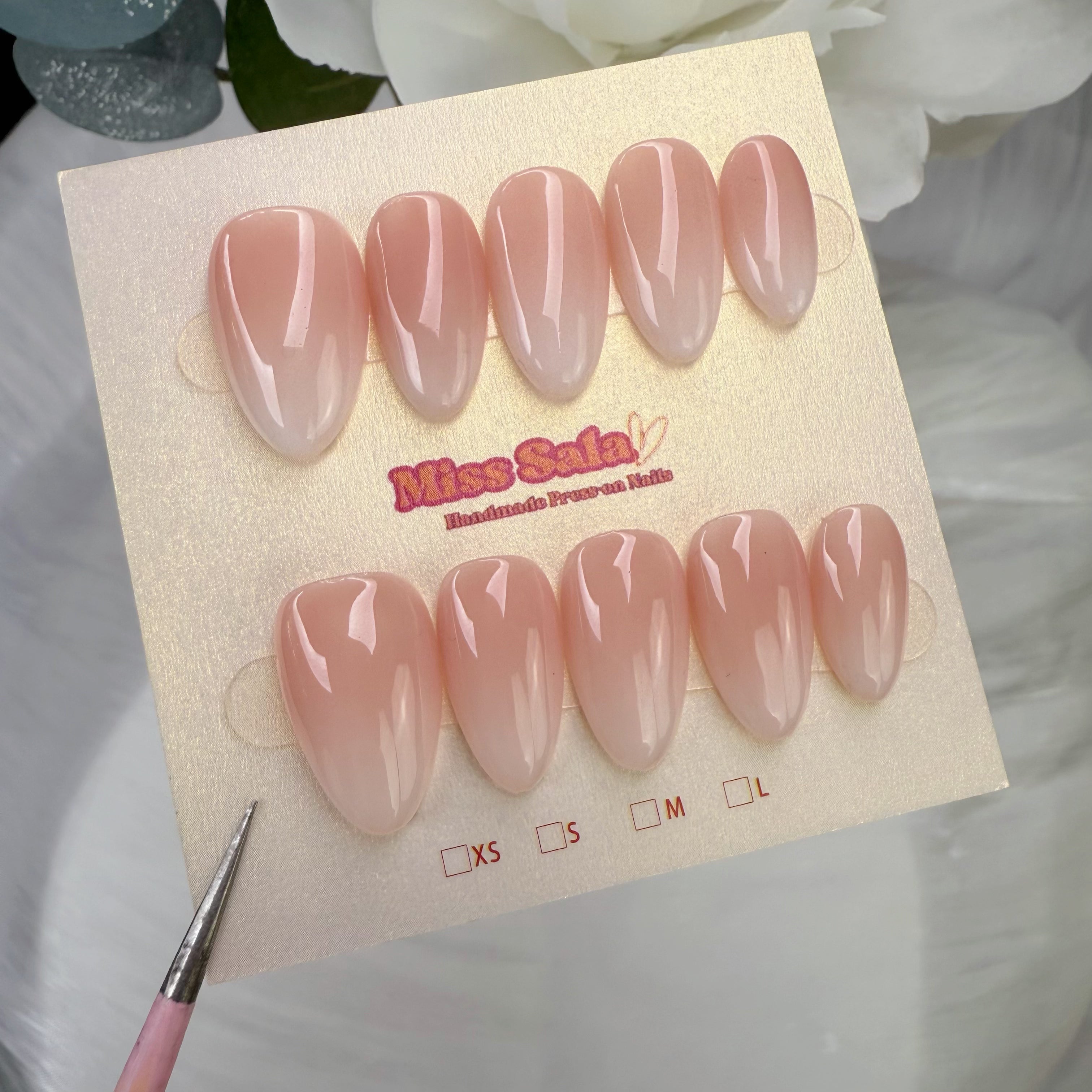 Pink Ombré (Short Almond)