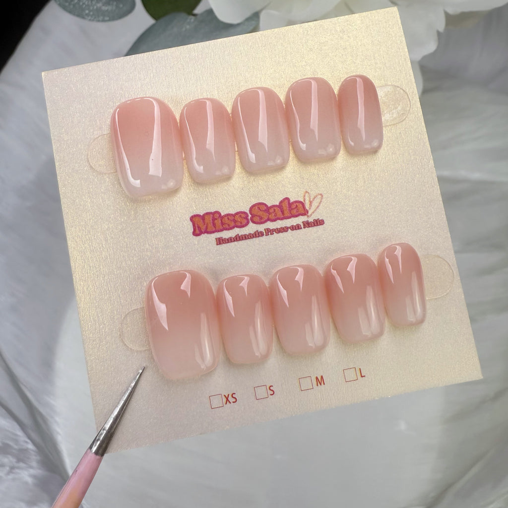 Pink Ombré (Short Square)