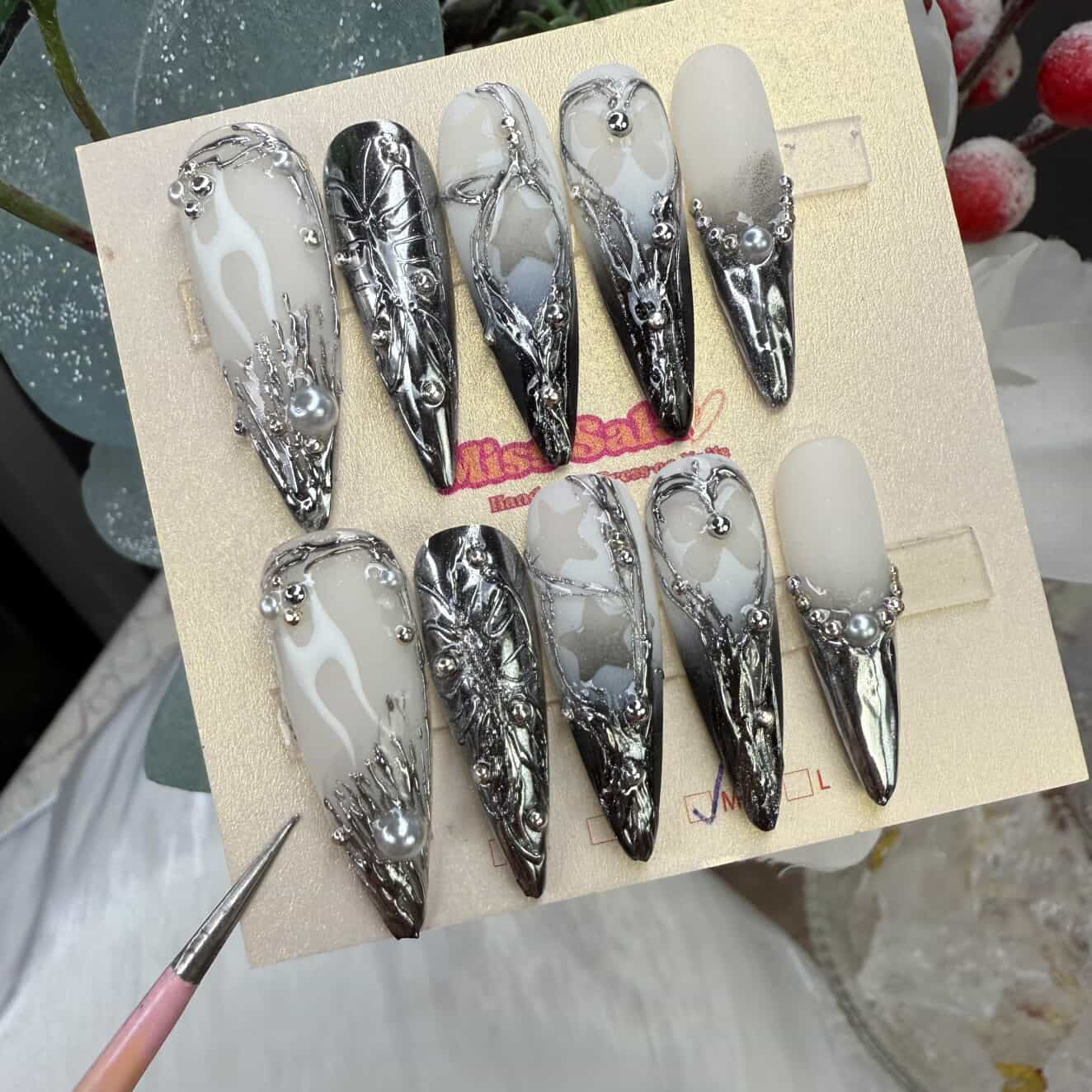 Silver Obsidian Frost