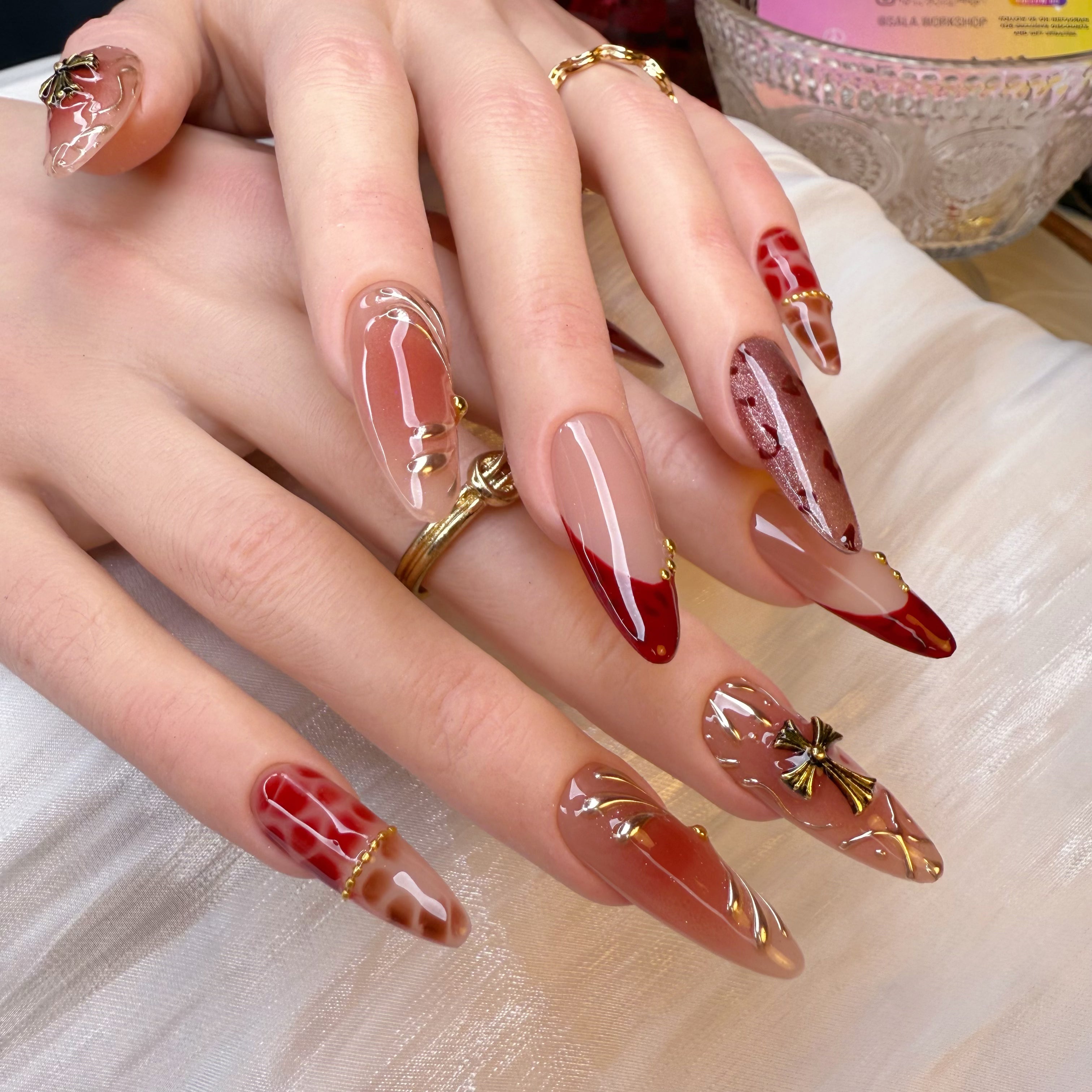 Gothic Rose & Chrome Cross