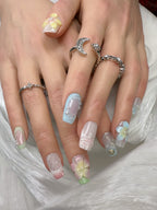 Pastel Mermaid Dream 3D Floral
